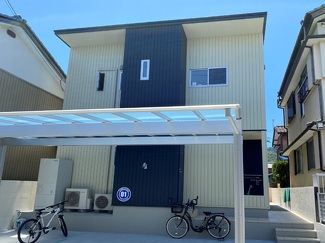 新築住宅の屋根、外壁、樋工事