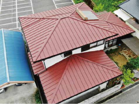 住宅の屋根リフォーム工事
