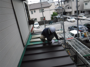 屋根伏せ状況